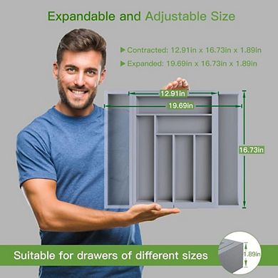 Expandable Kitchen Drawer Insert