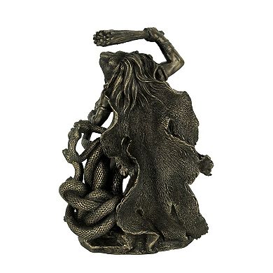 Bronze Finish Hercules Second Labor Slaying of Hydra Statue