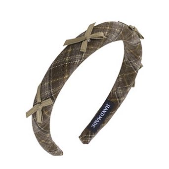 1 pc Plaid Bow Headbands for Women