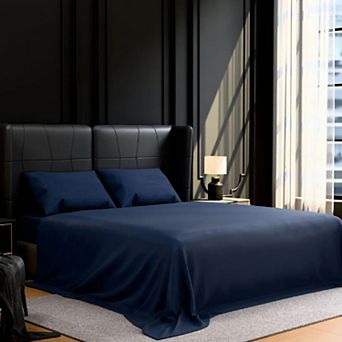 YIORTWO 4 pc Bed Sheet Set Brushed Microfiber Soft Deep Pocket Bedding