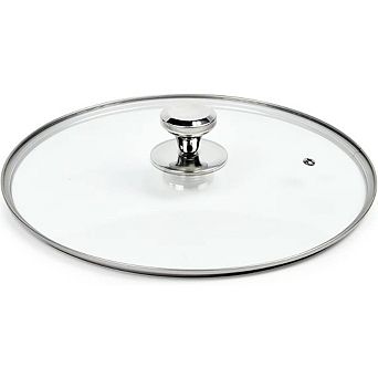 Glass Lid for Frying Pan, Tempered Replacement Lid for 11 Inch Cookware