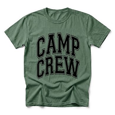 Camp Crew Varsity - Men's Garment Dyed Graphic T-Shirt