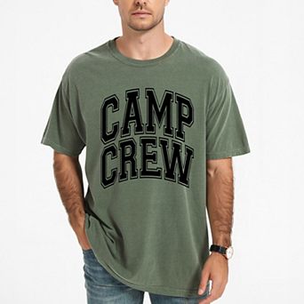 Camp Crew Varsity - Men's Garment Dyed Graphic T-Shirt
