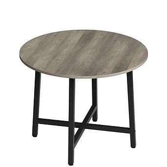 Round Dining Table for 2-4, Small Kitchen Dining Room Table for Space Saving