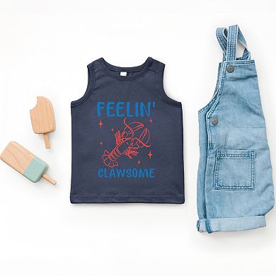 Feelin' Clawsome Lobster - Toddler Graphic Tank