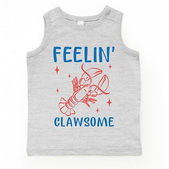 Feelin' Clawsome Lobster - Toddler Graphic Tank