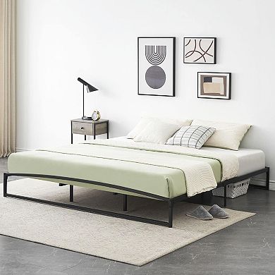Platform Metal Bed Frame Low Profile with Storage, Mattress Foundation, No Box Spring Needed