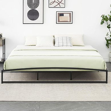 Platform Metal Bed Frame Low Profile with Storage, Mattress Foundation, No Box Spring Needed