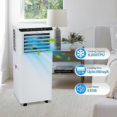 Portable Air Conditione Unit with Dehumidifier & Fan, Quiet Operation, Remote Control