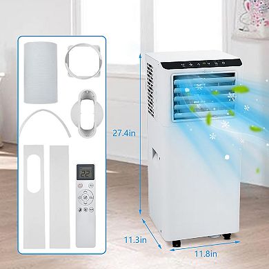 Portable Air Conditione Unit with Dehumidifier & Fan, Quiet Operation, Remote Control