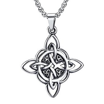 Triquetra Trinity Knot Pendant Necklace