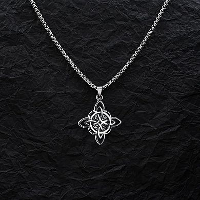 Triquetra Trinity Knot Pendant Necklace
