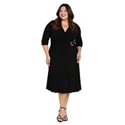 Womens Black Plus Cocktail Dresses, Clothing