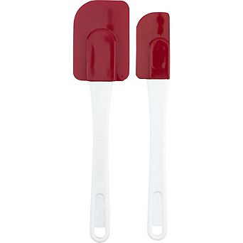 Silicone Spatula Set of 2, Heat-Resistant Kitchen Cooking Utensils