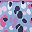 Colrful Cheetah Blue