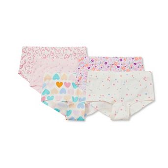 Girls 2-12 Lands' End 5-Pack Boyshort Panties