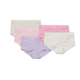 Girls 2-12 Lands' End 5-Pack Boyshort Panties