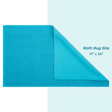 American Soft Linen 100% Cotton Non-Slip Bath Mat