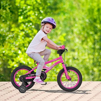 Costway Kid’s Bike with Adjustable Saddle & Anti-slip Handlebar