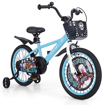 Costway Kid’s Bike with Height-Adjustable Handlebar & Saddle Handbrake