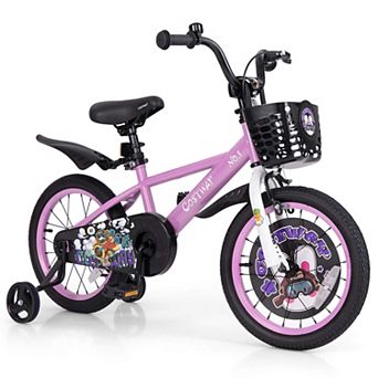 Costway Kid’s Bike with Height-Adjustable Handlebar & Saddle Handbrake