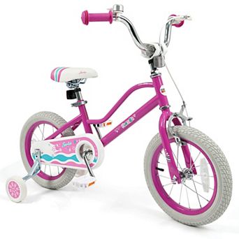 Costway Kids Bicycle with Dual Brake System Adjustable Handlebar & Seat Low-Step Frame