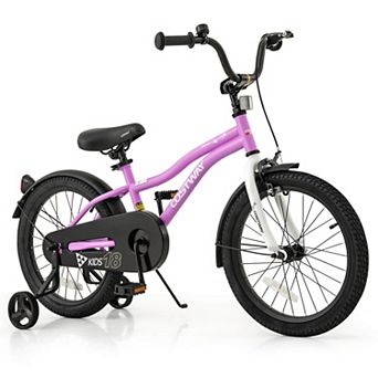 Costway Kids Bike Boys & Girls with Adjustable Seat Handbrake Reflectors