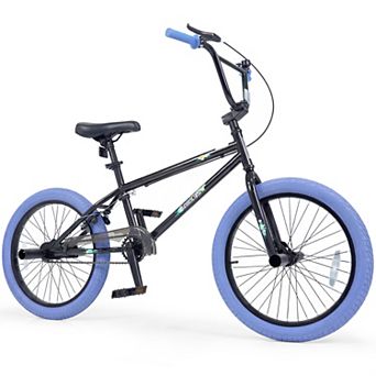 Costway Freestyle BMX Bike, 20” Trick Bicycle with 360 Degree Steering, Adjustable Seat