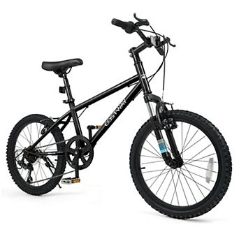 Costway Kids Mountain Bike for Boys Girls Aged 8+ Years Old with Suspension Fork