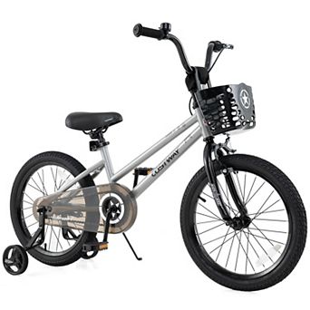 Costway Kid’s Bike with Training Wheels Adjustable Handlebar & Seat Handbrake