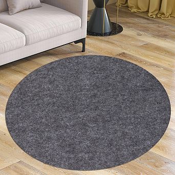 Waterproof Rug Pad Round Non-Slip Felt Pad for Hardwood Floors All Surfaces Keeps Carpets