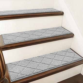 Edging Stair Treads Non-slip Carpet Mat 28x9 in Indoor Runners For Wooden Steps Rugs Dogs Polyester