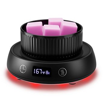 4-in-1 Wax Melt Warmer Candle Delay Start Timer 3 Color Light 8H Auto Shut Off