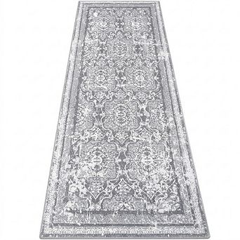 Vintage Shaggy Runner Rug Non Slip Washable Boho Hallway Floor Carpet