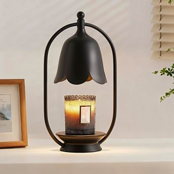 Flower Candle Warmer Lamp with Timer Dimmable Bedroom Living Room Home Decor Gift for Women
