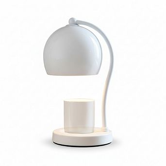 Ceramic Candle Warmer Lamp with Timer Dimmer 2 Bulbs Modern Home Decor Gift