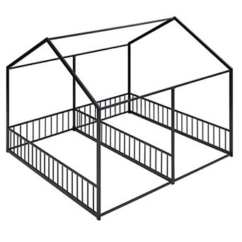 Merax Metal House Platform Beds