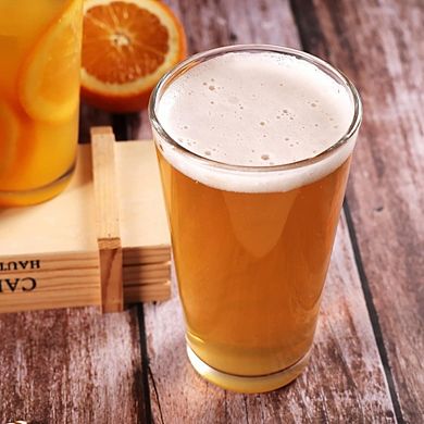 8-Piece Beer Glass Set Durable Highball Glasses for Water & Drinks