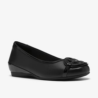 Clarks® Cathrynn Luna Women's Slip-On Leather Wedge Shoes