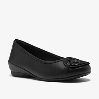 Clarks® Cathrynn Luna Women's Slip-On Leather Wedge Shoes