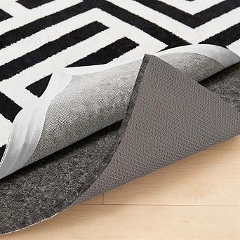 Felt Rubber Rug Pad 1/8 Inch Thick Non Slip Gripper Cushioned Underlay Hardwood Floor Protection