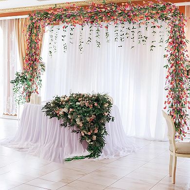 Flower Garland 6 Feet Spring Summer Floral for Mantle