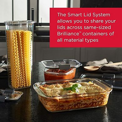 Glass Food Storage Containers Set, Leak-Proof Airtight Lids, BPA-Free