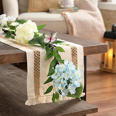 Flower Garland with Lights 6 Feet for Mantle Hydrangeas