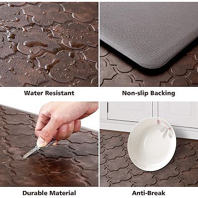 Kitchen Mat Cushioned Anti Fatigue Floor Mat,Thick Non Slip Waterproof Kitchen Rugs and Mats