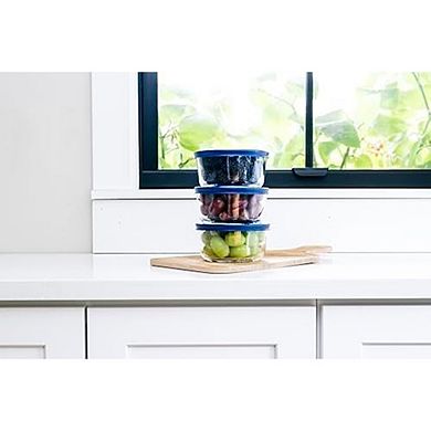 Glass Food Storage Containers Set, Leakproof, BPA-Free Lids, Oven & Microwave Safe