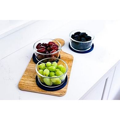 Glass Food Storage Containers Set, Leakproof, BPA-Free Lids, Oven & Microwave Safe