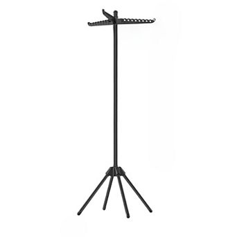 Folding Laundry Drying Rack with 3 Rotatable Arms for Hangers