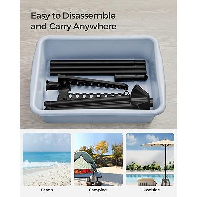 Folding Laundry Drying Rack with 3 Rotatable Arms for Hangers