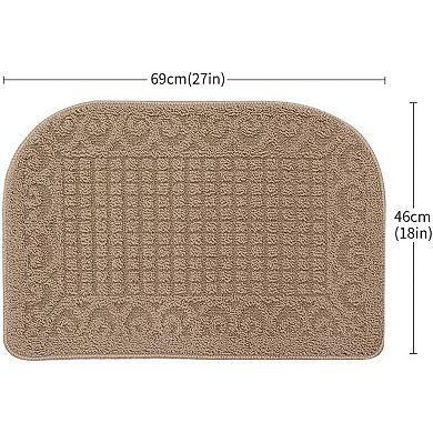 Kitchen Rug Mats are Made of Polypropylene Half Round Rug Cushion Specialized in Anti Slippery